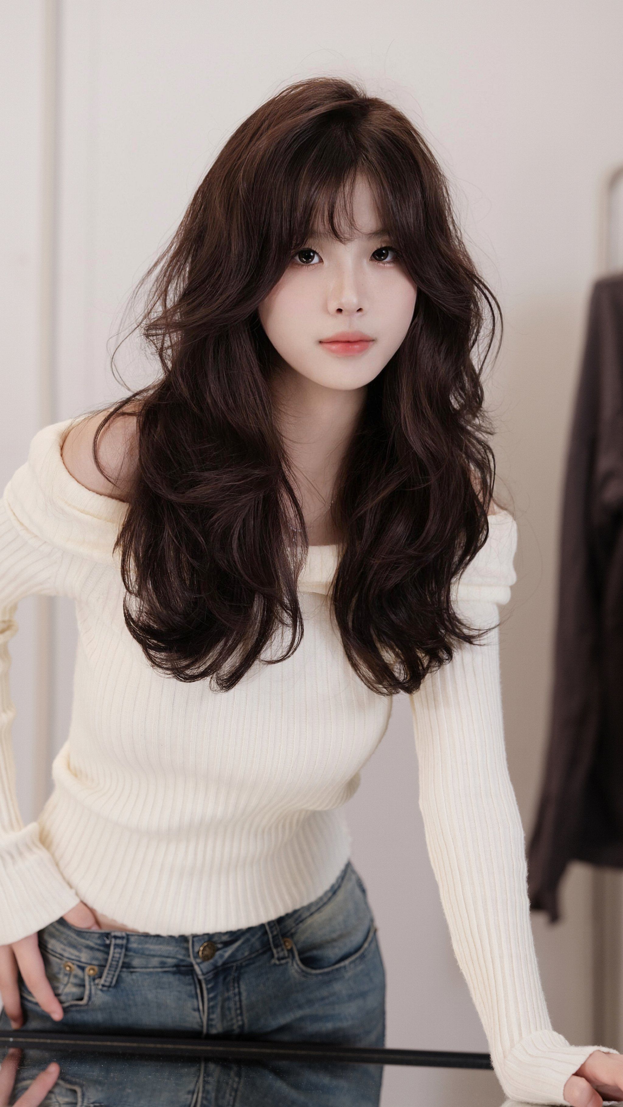 波浪卷发的自然韵味