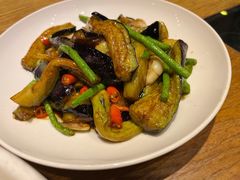 茄子豇豆-鸡毛店·川菜(双楠店)