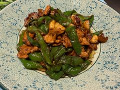 锅气土辣椒炒肉-柴米油盐三杯鸡(象山北路店)