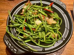 干锅五花肉芸豆丝-云海肴·汽锅鸡·云南菜(美罗城店)