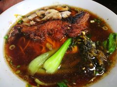 爆鱼双菇面-古镇老面馆(千灯店)