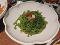 秘制虾酱炒空心菜-帕蓝·暹罗料理(曲阳店)