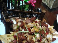 -东来菜馆•手抓海鲜家常菜•海鲜锅贴(鸽子窝店)