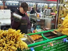 烤豆皮-大舞台文化旅游小吃街