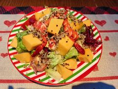 芒果黑虎虾沙拉-弗兰克牛排西餐厅Ribone steak house(柠檬花园店)