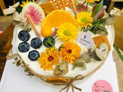 喜上眉梢森系动物奶油水果蛋糕-艾加柒克蛋糕茶歇甜品台(春熙路店)