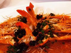 蒜蓉粉丝蒸红虾-醉辉皇上海之巅(上海中心大厦店)