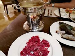 潮汕现切牛肉小火锅-深圳佳兆业万豪酒店-金沙全日餐厅