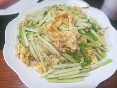 韭黄炒蛋-弓虽昌焖烧鸡(大竹林店)