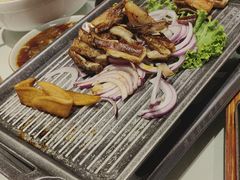 -海派美食·家宴海鲜青岛菜·石锅鲽鱼头(东方城店)