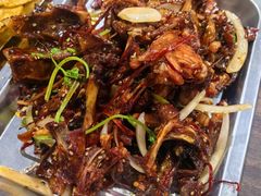 炒鸡架-勃利地摊·勃立小串烧烤