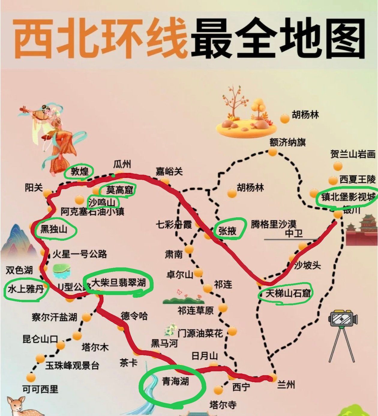 西北最值得一看的风光/路线大揭秘!