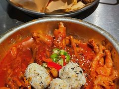 辣烤鸡爪-富乐满韩国正宗炸鸡韩国料理(虹泉路店)