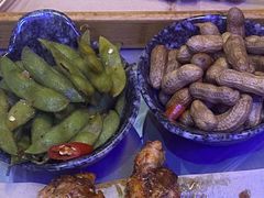 捞汁毛豆-夜火烤摊·东北烧烤酒场·老杨小黄鱼