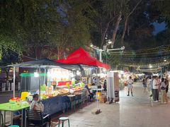 -布尔津河堤夜市