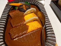 肉汁铁板煎豆腐-梧桐