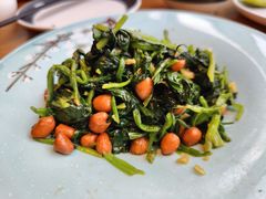 果仁菠菜-吕氏疙瘩汤·私家菜馆(慈云寺店)