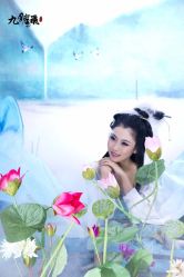 莲台咏2-九月鹰飞汉服摄影工作室