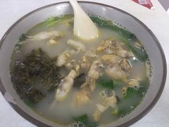 黄鱼蛏子蛤蜊面-明呈黄鱼面馆(斜土路店)