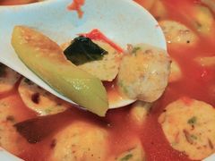 有机番茄丝瓜炖贡丸子-纳地素食(石门公园店)