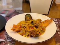辣海鲜意面-麦甜创意轻食餐厅(西康路店)