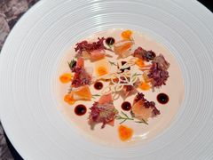 春意白芦笋奶冻配鱼子酱，西班牙火腿-LESCEDARS Brasserie Bistro香柏树