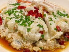臭豆腐肉饼蒸宁波白蟹-杭州西子湖四季酒店·金沙厅