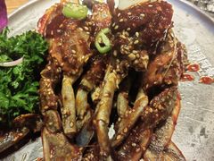 -明洞阿姨·韩式酱蟹烤肉·创意料理(三元桥店)