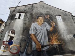 -槟城街头艺术街区