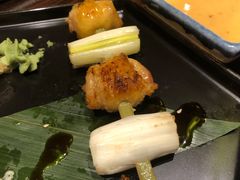 鸟鹏家鸡腿肉加葱-鸟鹏烧鸟居酒屋(熙龙湾店)