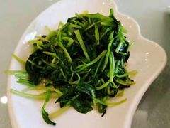 清炒鸡毛菜-博雅渔港·融合菜(维也纳国际大酒店)