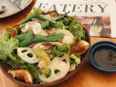 无花果烟熏鸭肉沙拉-salée
