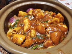 椒叶焗鱼籽鱼泡-南京大牌档(济南万象城店)