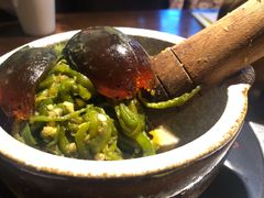皮蛋辣椒擂茄子-炊烟小炒黄牛肉(华夏店)