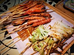 干锅有机花菜-新凯旋烧烤·燕姐千岛湖土菜