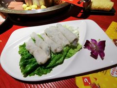 竹荪虾滑-谭鸭血老火锅(万象九宜城店)