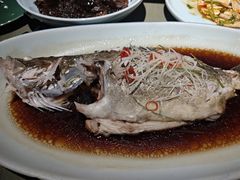 清蒸鲜大黄鱼-那家小馆•北京菜•烤鸭(中关村店)