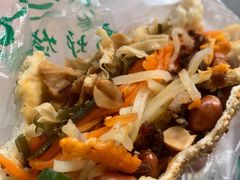 鸡蛋花干夹菜-三兄弟高炉烧饼