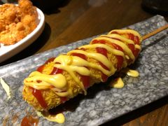 芝士拉丝热狗棒-木槿花开烤肉店(盐河南路店)
