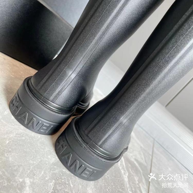 chanel香奈儿秀款限量款高筒靴子女靴子雨靴顶级版