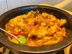 黑松露牛肝菌焖牛蛙-云海肴云南菜(浦江欢乐颂店)