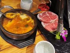 黄豆芽泡菜汤-金顺韩式烤肉·网红烤肉店(广利路店)