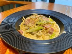 奶油培根意面-SEN CASTLE城堡西餐(创意设计中心店)