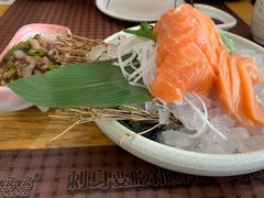 三文鱼刺身-林妈妈村·日式料理(宝山万达店)