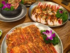 -明洞阿姨·韩式酱蟹烤肉·创意料理(三元桥店)