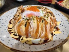 三文鱼流心熔岩饭-梦山水日本烧肉(五四广场店)