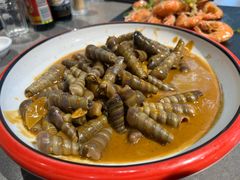 花生酱炒钉螺-钱山海鲜大排档