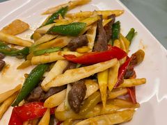 高山笋炒牛肉-四海轩(珠海海泉湾店)