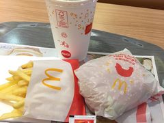 麦辣鸡腿堡套餐-麦当劳(百联西郊购物中心店)