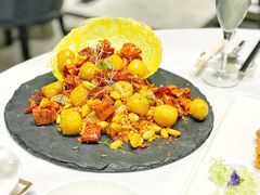 避风塘炒鹅肝粒-Yan Ting 宴庭中餐厅(上海静安瑞吉酒店)